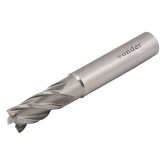 Fresa Topo Aço Rápido 6mm 4 Cortes Reto 6mm Din 844 Vonder