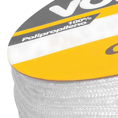 Corda Multifilamento Trançada 3,0mm x 625m 3kg Branca Vonder Carretel Rolo Industrial Agricultura