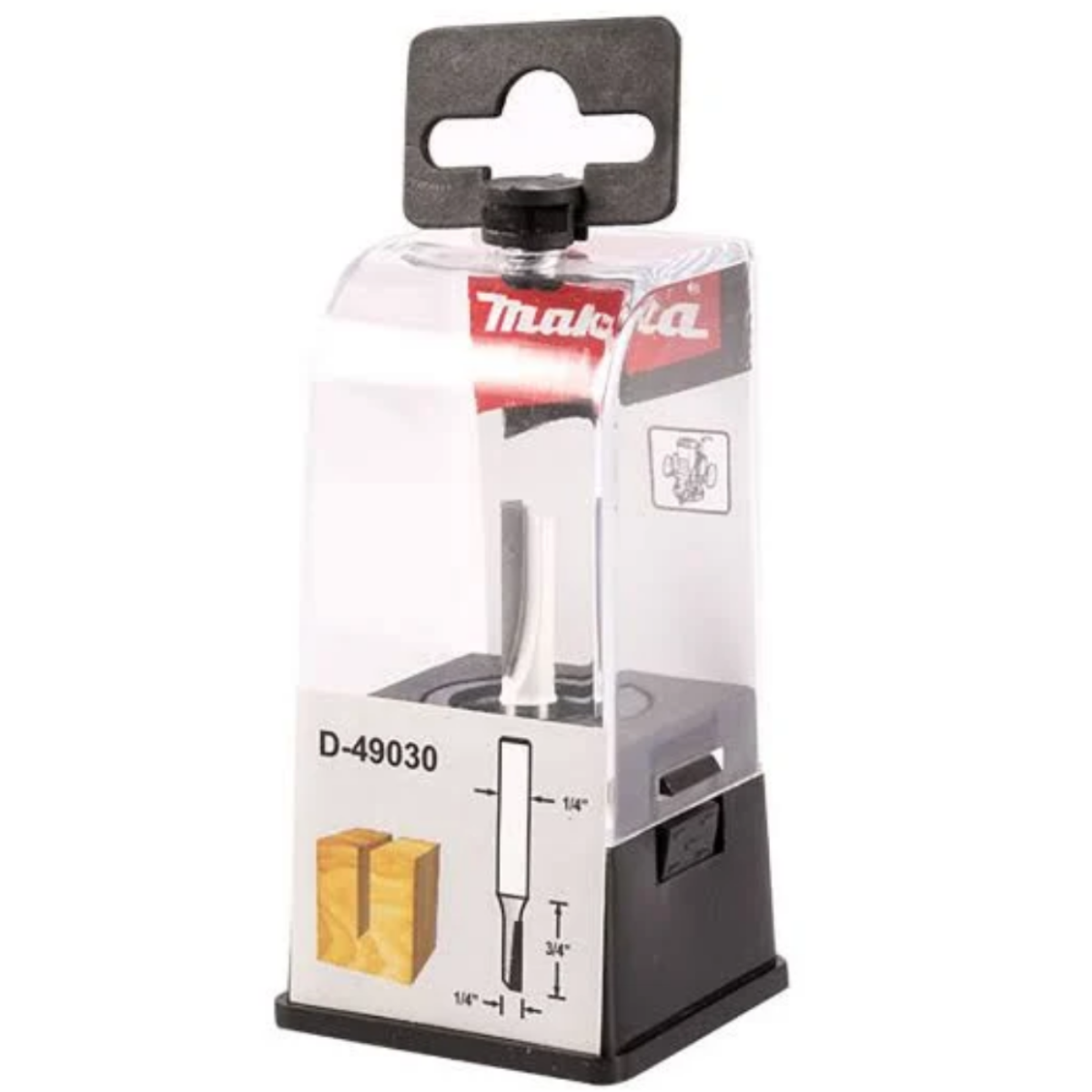 Fresa Paralela Simples 1/4" Haste 1/4" D-49030 Makita