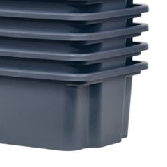 Caixa Organizadora 09 Litros Cinza Grafite Presto