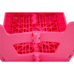 Banqueta Plástica Dobrável Rosa 220mm Vonder