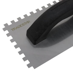 Desempenadeira Aço Dentada 12 x 25 cm Cabo Plástico Tradestar