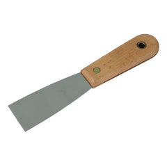 Espátula 4 cm Inox Cabo Madeira Tradestar