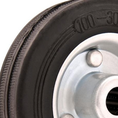 Roda De Borracha 5 Leve 100kg Vonder