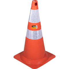 Cone 75Cm Laranja/Branco Refletivo Vonder