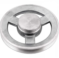 Polia alumínio 150mm 1 canal perfil a Vonder