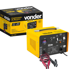 Carregador de bateria 32-150ah 12v 127v cbv1600 Vonder
