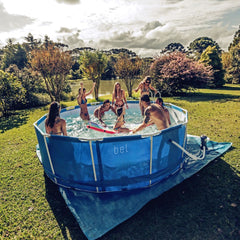 Forro para Piscina 3,66m 6200, 7000, 8200, 10000 Litros Tapete Capa Protetor Fundo Piscina Bel Lazer