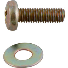 Parafuso para Suporte de TV 8 x 25 mm com Arruela 5/16 com 4 Peças Vonder