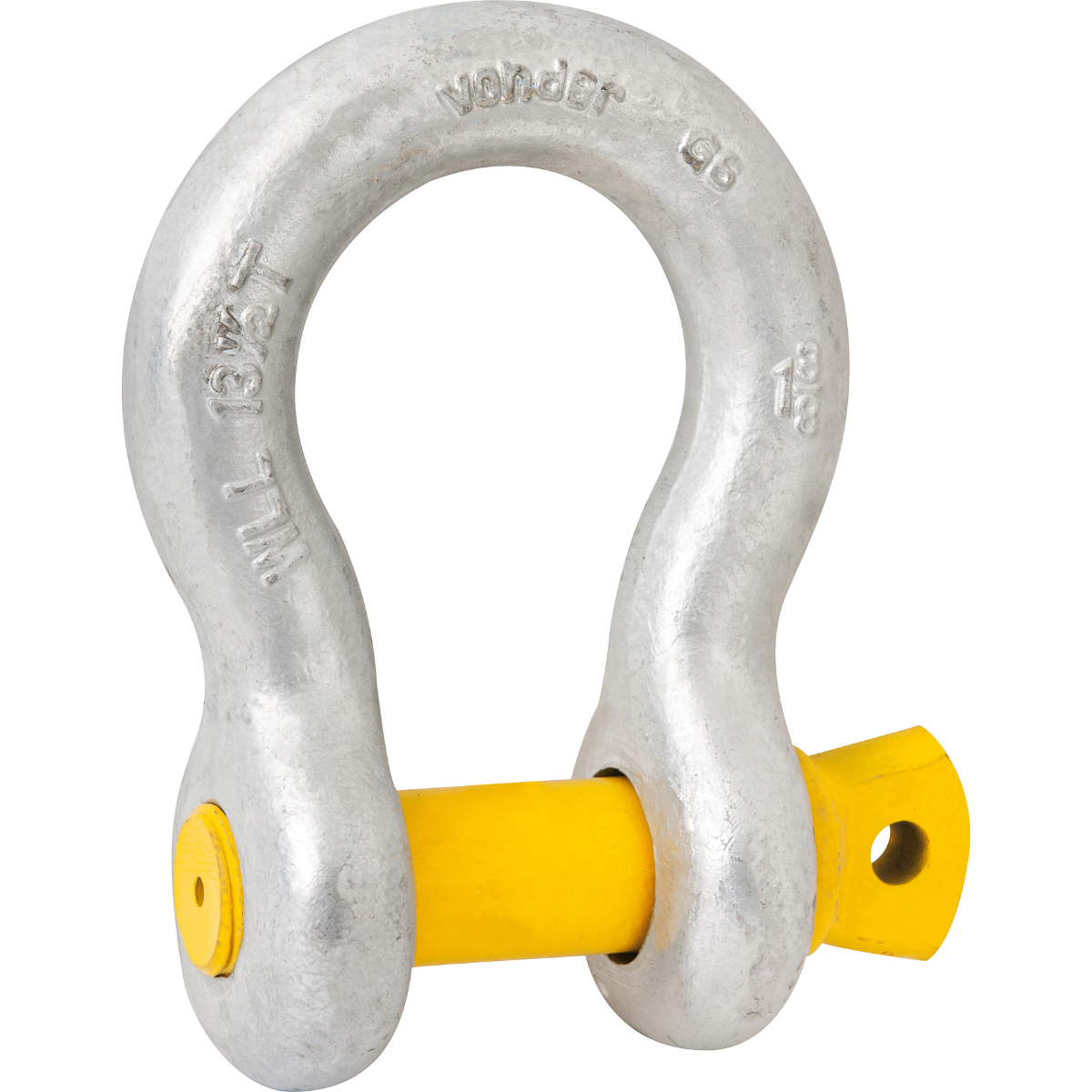 Manilha p/ cabo de aço 5/8" curva pesado galv Vonder Plus