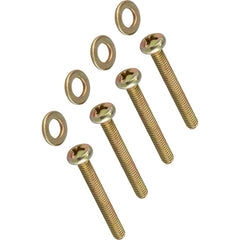 Parafuso para Suporte de TV 4 x 30 mm com Arruela M4 com 4 Peças Vonder
