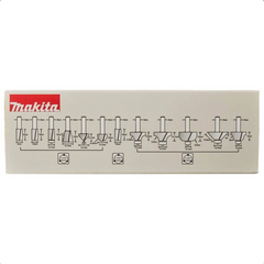 Kit Fresas Encaixe 1/4" 12 Peças D-53584 Makita
