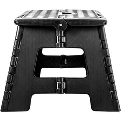 Banqueta Plástica Dobrável Preta Altura 220 mm Vonder