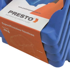 Kit 4 Gavetas Empilhaveis N5 Azul Presto
