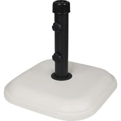 Base Ombrellone em Concreto Quadrada 11kg Branco - Bel Lazer