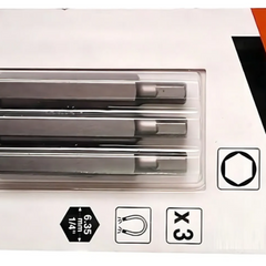 Ponta Bits de Torção (3 Peças) Hexagonal 6,0-50M Makita