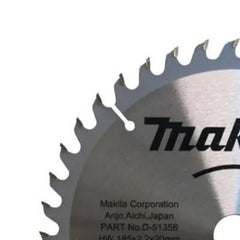 Disco Serra 40 Dentes 185 mm x 20 mm 10 Unidades D-51356-10 Makita