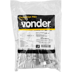 Chumbador PBV (23) 5/8 x 8'' com 10 Peças Vonder