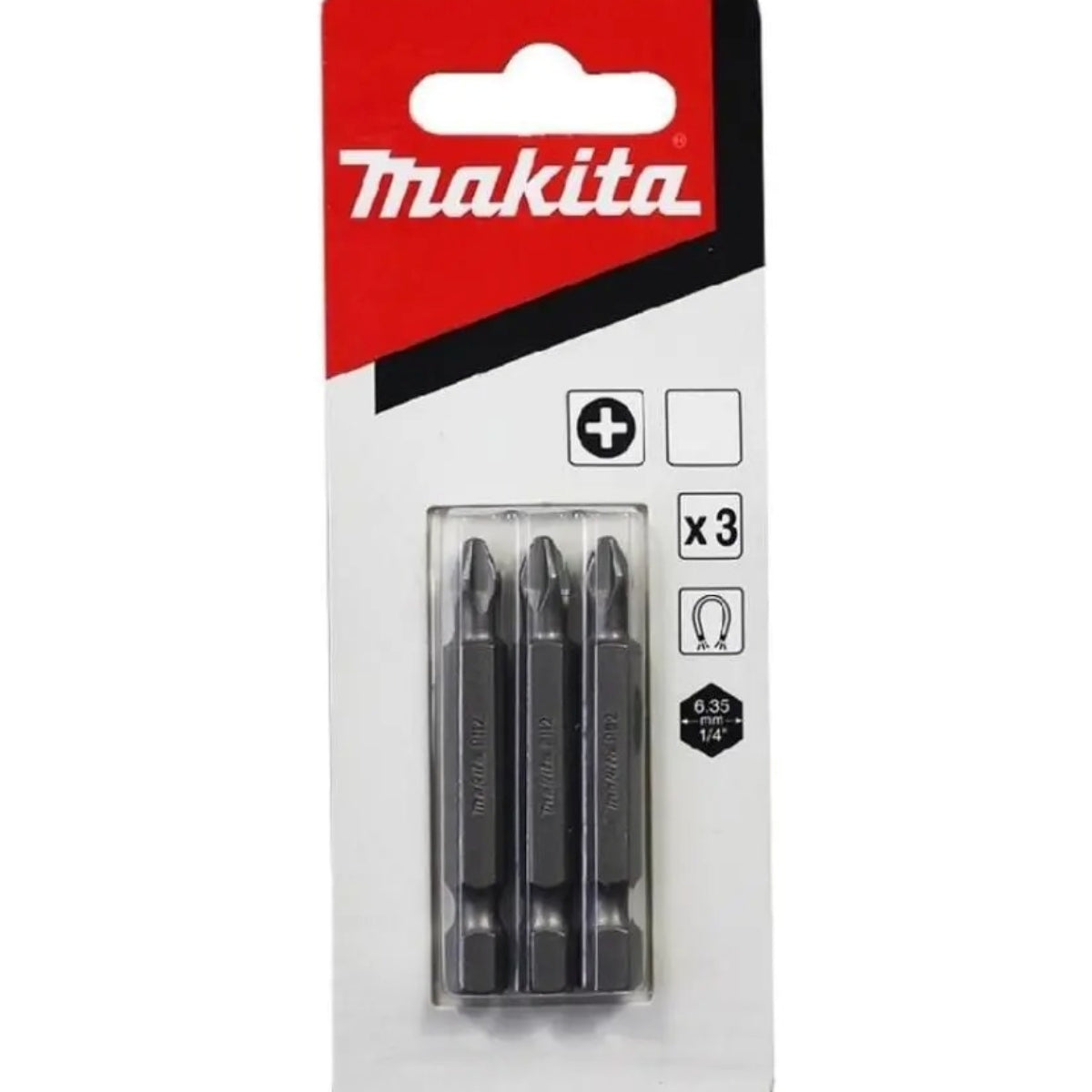 Ponta Bits Conjunto 3 Peças Ph 1-50 mm Makita