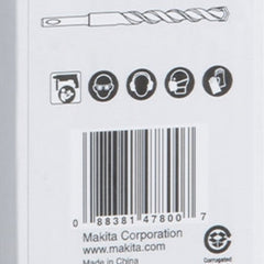 Conjunto de brocas SDS-Plus 8 mm x 210 mm 25 peças Makita