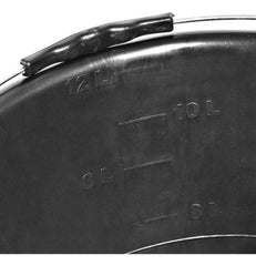 Balde de plástico extraforte 12 litros preto Vonder