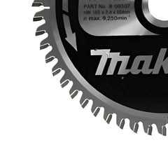Disco Serra 60 Dentes 165 mm x 20 mm Corte Alumínio B-56574 Makita