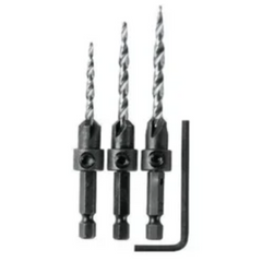 Jogo de Brocas Escareadoras 6-10mm com Chave Hexagonal A-99661 Makita