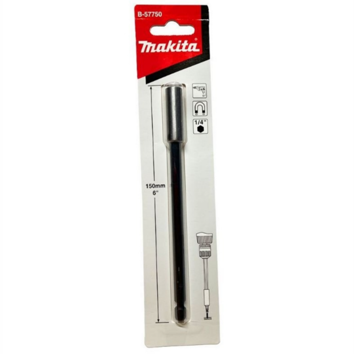 Porta Bits Magnético Longo 150 mm B-57750 Makita