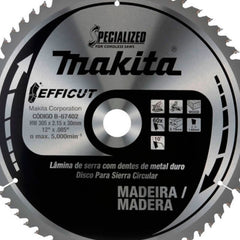 Disco Serra 60 Dentes 305 mm x 30 mm B-67402 Makita