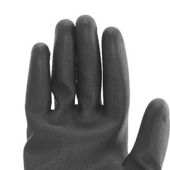 Luva poliéster helanca xg preto palma pu ca30909 - Vonder