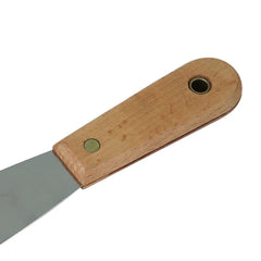 Espátula 4 cm Inox Cabo Madeira Tradestar