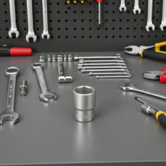 Soquete Sextavado 8mm Encaixe 1/2" Vonder Aço Cromo Vanádio Cromado Fosco Curto Peça Hexagonal