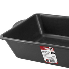 Caixa Plástica Para Massa 20 Litros 60x37x14cm Preta - Nove54