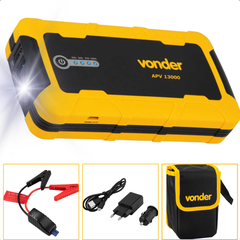 Auxiliar de Partida Portátil Vonder 13000mAh com USB e Lanterna LED