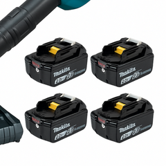 Soprador de Folhas DUB362Z, 4 Baterias (5,0Ah), Carregador 127V e Chave de Impacto DTW3 Makita