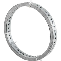 Fita de Aço Perfurada 19 mm x 0,4 mm x 10 Metros Vonder