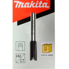 Fresa Paralela Dupla Haste 6 mm Corte 8 mm D-09260 Makita