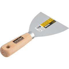 Espátula betumadeira aço carbono 4" 10cm cabo madeira Vonder