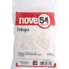 Estopa branca 150g para polimento - Nove54