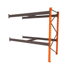 Extensão Lateral Porta Palete 240cm Cinza e Laranja Presto