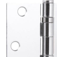 Dobradiça p/ porta 3.1/2" aço carbono cromado c/ 3 pç Vonder