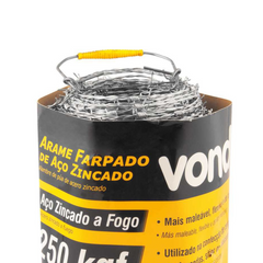Arame Farpado 250kgf 100 Metros Vonder
