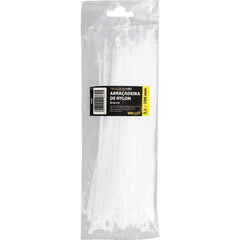 Abraçadeira Nylon 2,5 x 200 mm Branca 100 Unidades Tradestar