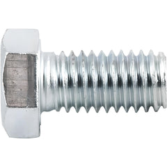 Parafuso Sextavado Zincado 1/2" x 1" Rosca Total Grossa UNC 100 Peças Aço G2 Vonder Caixa Cento