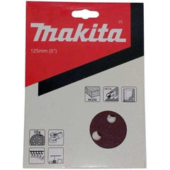 Discos de Lixa 125mm Grão 60 Embalagem 10 Unidades D-54140