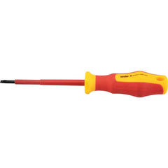 Chave Fenda Vonder 4x100mm VDE 1000V Cromo Vanádio Isolada IEC 60900 Eletricista