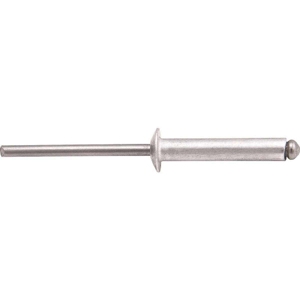Rebite Repuxo Alumínio Vonder 6,2x16mm Caixa 500 Peças Mandril Aço Carbono Polido Fixação