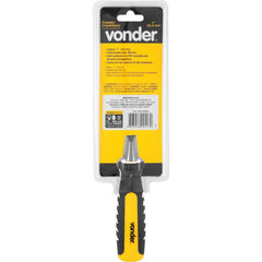 Formão Chanfrado 1" 25,4mm Vonder Aço Carbono Cabo Emborrachado Anatômico PVC 260mm Entalhe Madeira