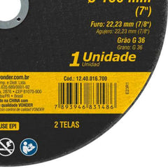 Disco Corte 180,0 x 1,6 x 22,23 DCVP Us Vonder Plus