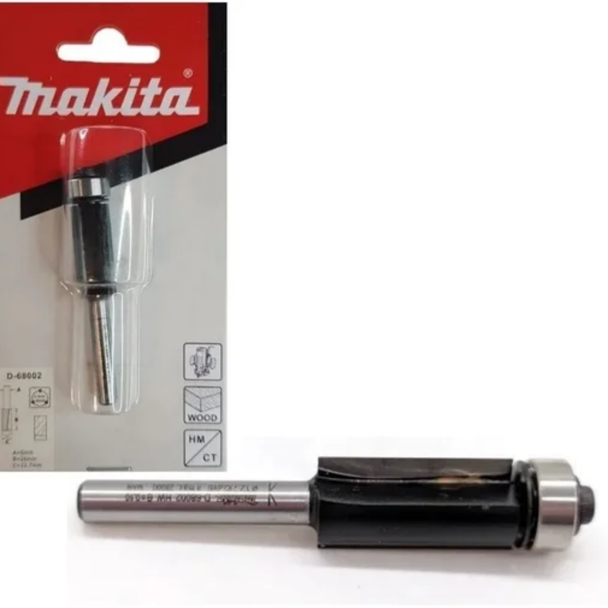 Fresa Paralela Dupla Haste 6 mm x 68,5 mm D-68002 Makita